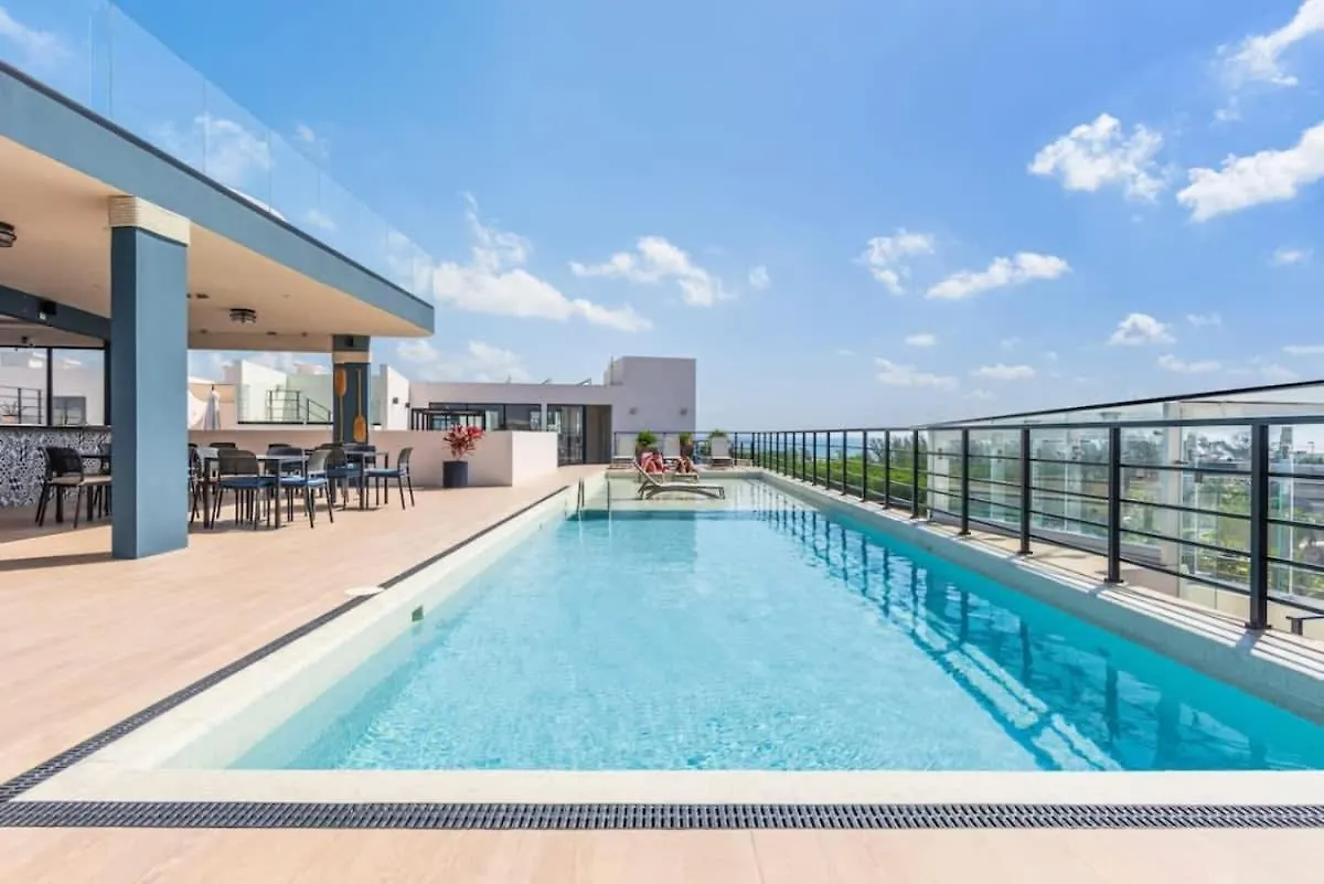 Luxury 2Bd 2Ba Ocean View 200M From Beach Playa del Carmen Apartment