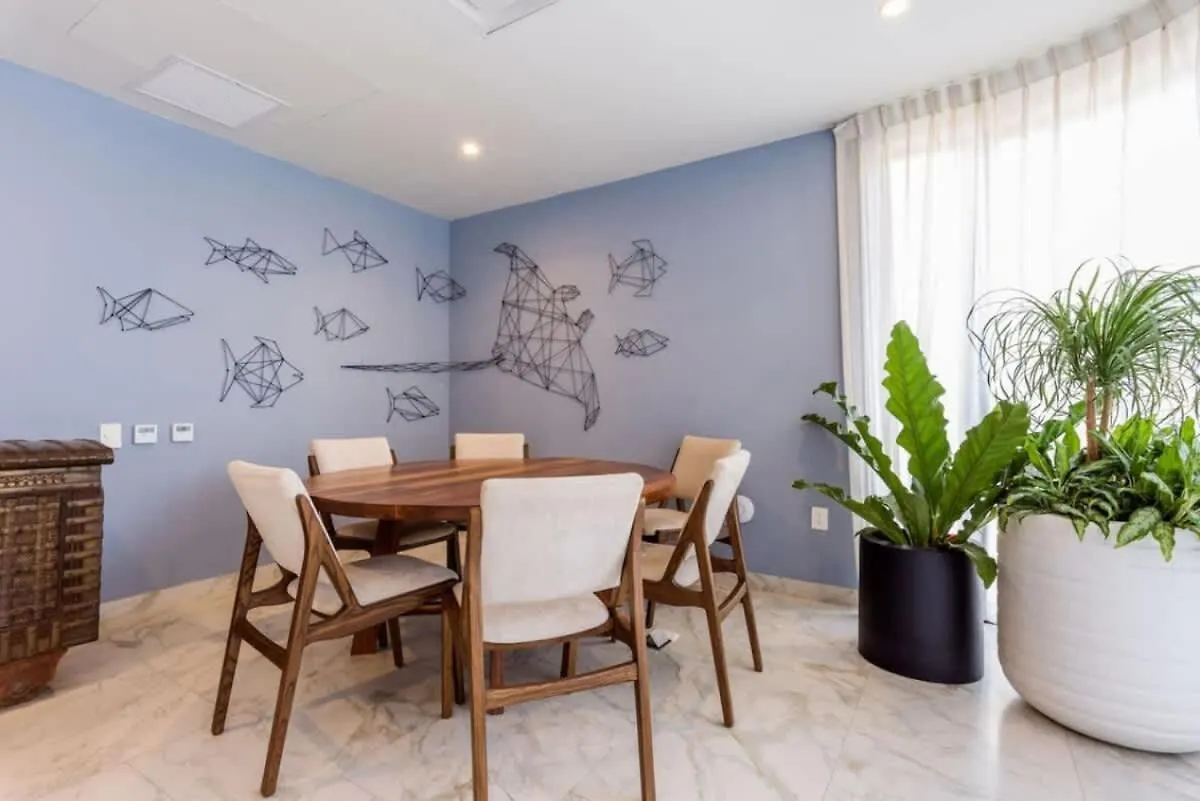 Luxury 2Bd 2Ba Ocean View 200M From Beach Playa del Carmen Apartment